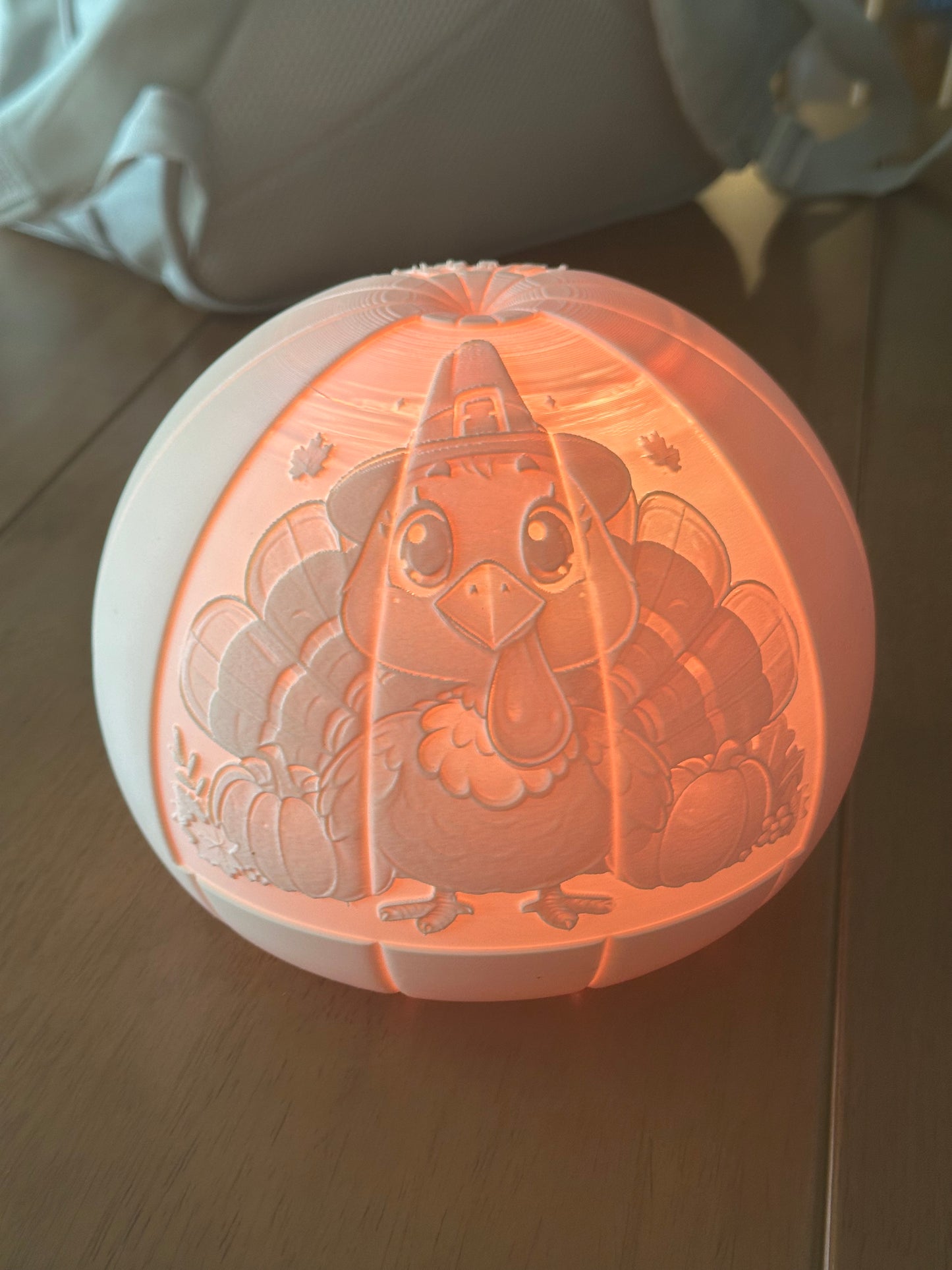 Lithophane Pumpkin (2 Sided)