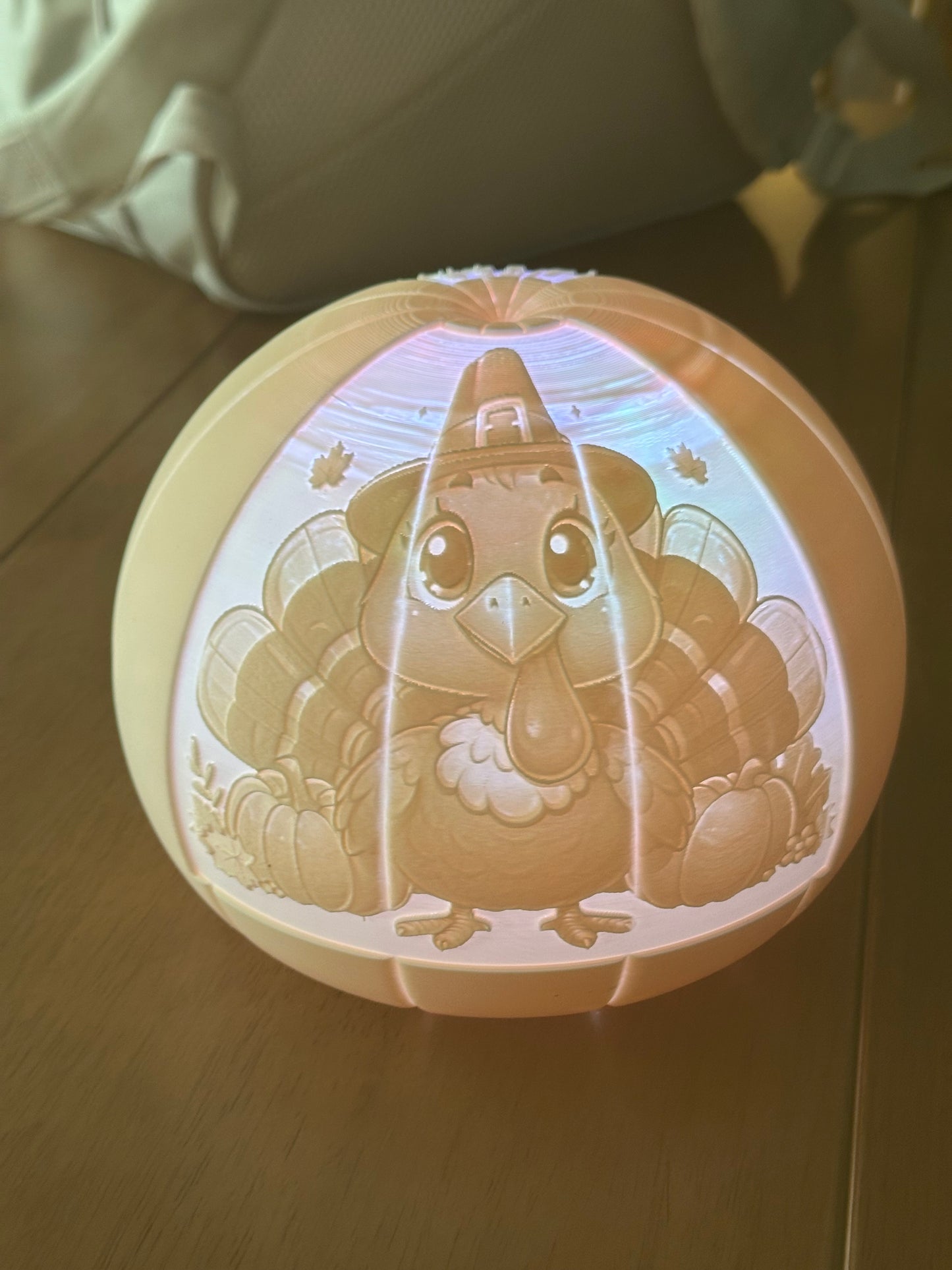 Lithophane Pumpkin (2 Sided)