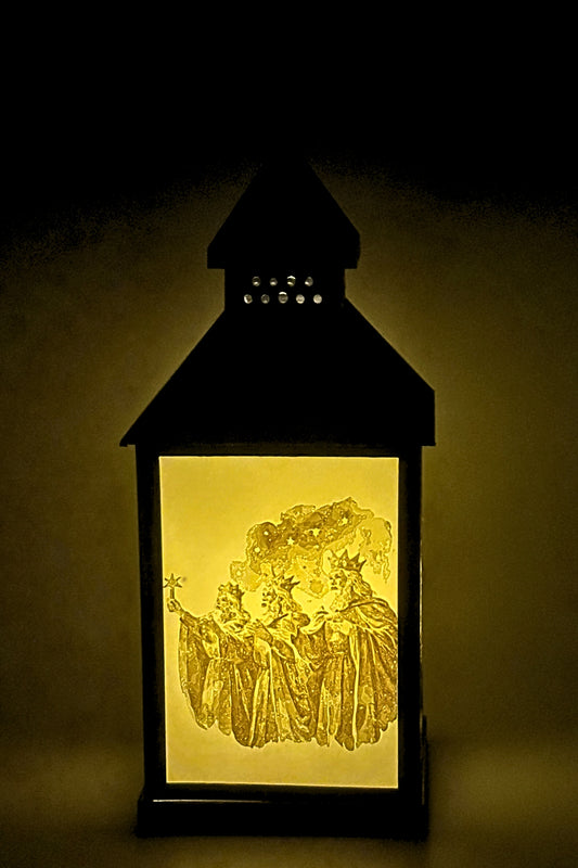 3 Wise Men Scene Litho