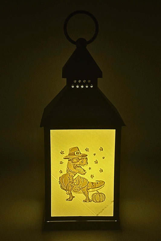 Thanksgiving T-Rex Litho